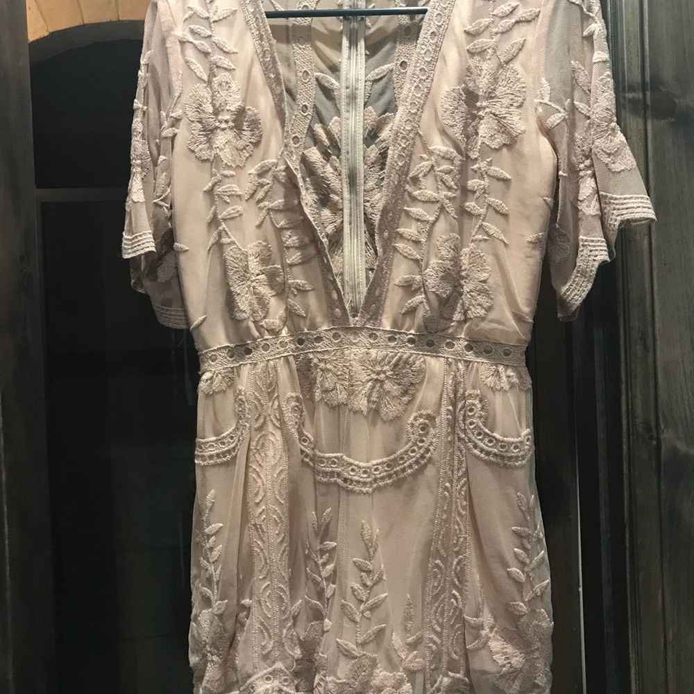 Honey Punch lace romper
